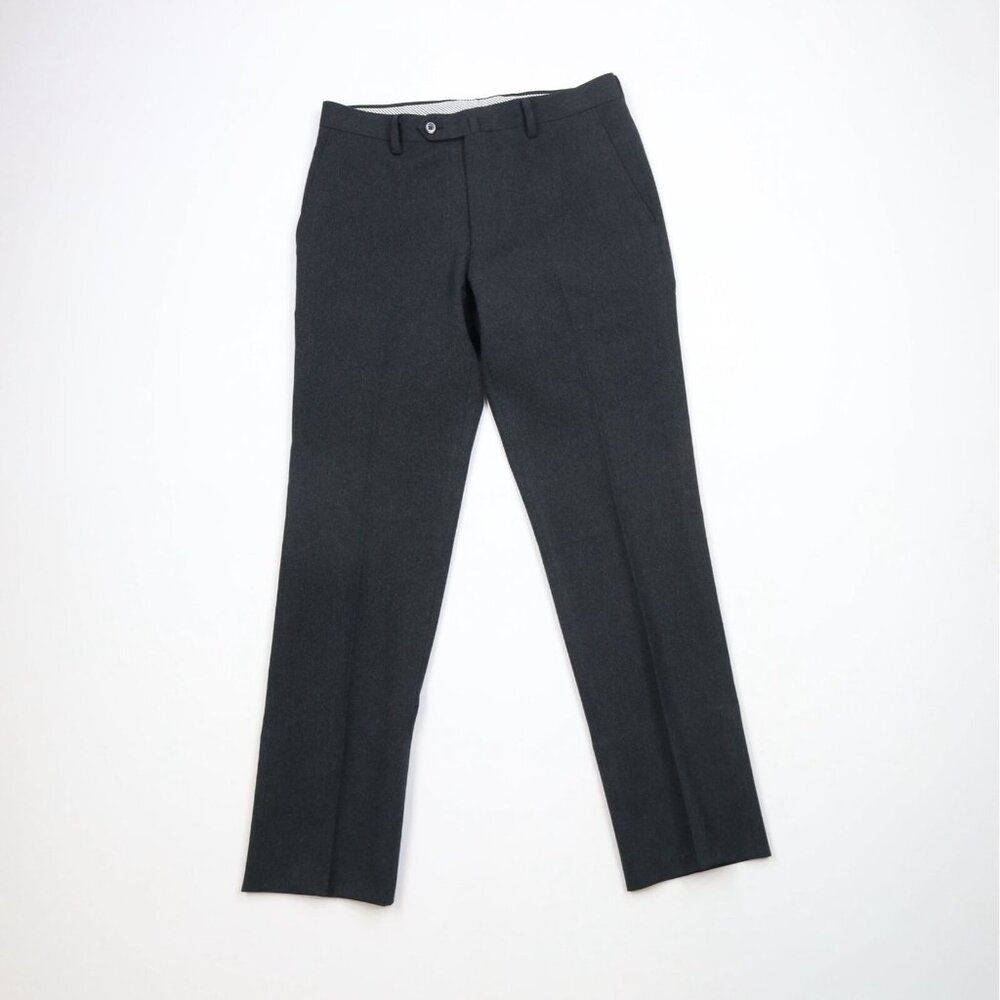 Only NY Streetwear Mens 30x30 Wool Straight Leg Chinos Chino Pants Trousers Gray